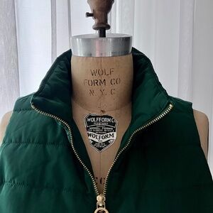 NWT Michael Kors Luxury Green Puffer Vest